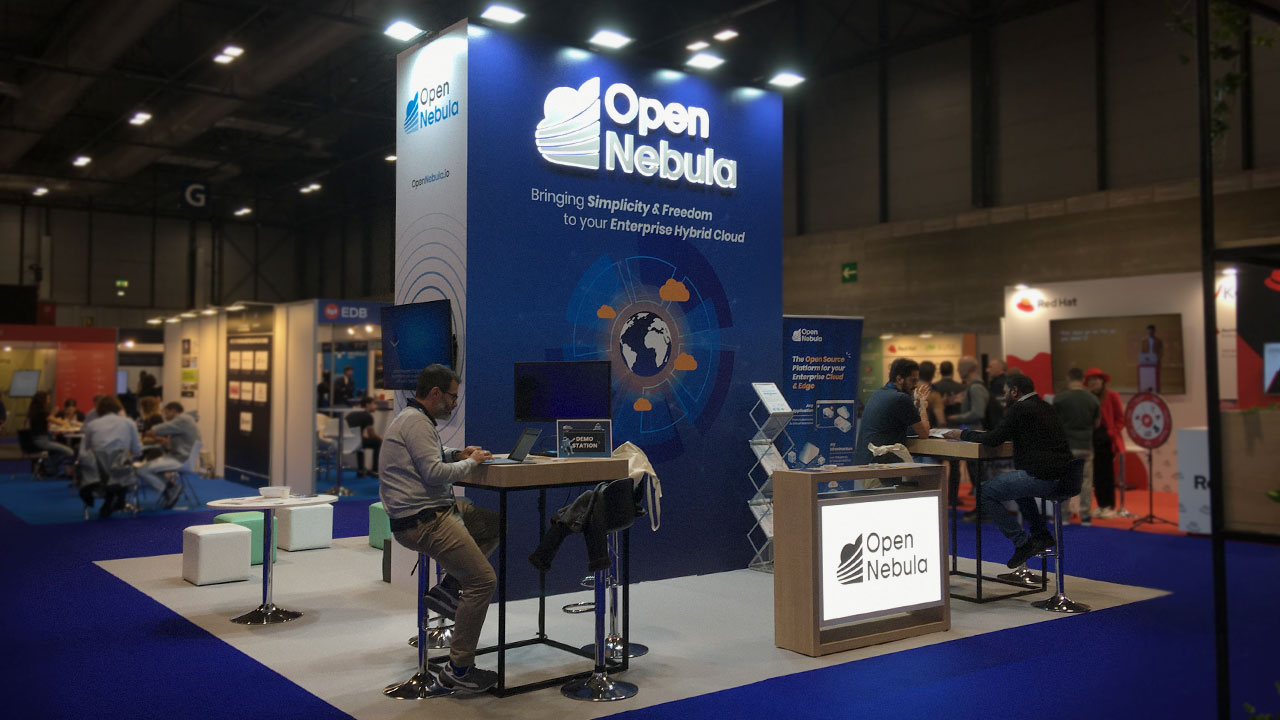 Stand de OpenNebula para MADRID TECH SHOW 23