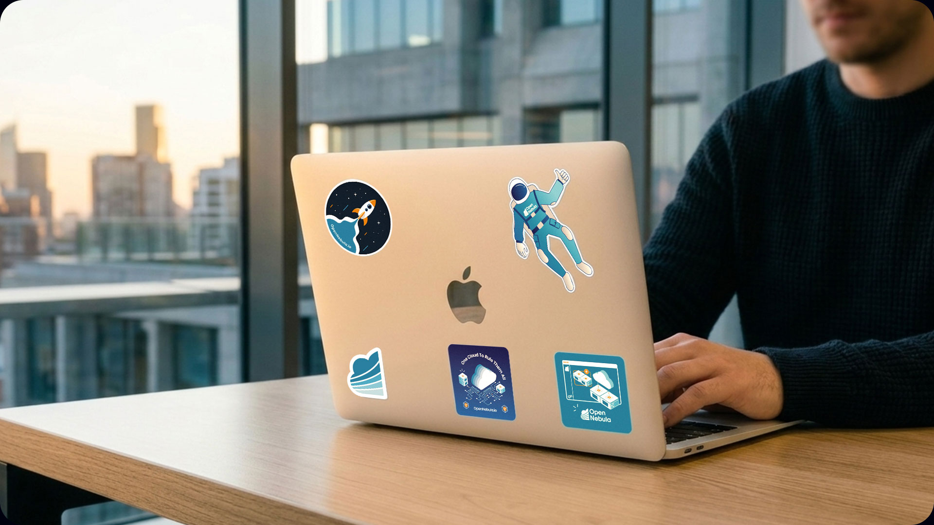 OpenNebula merchandising termo bambu