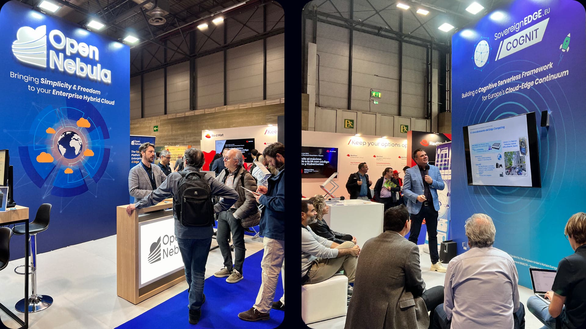 Stand OpenNebula COGNIT IFEMA 2023 06